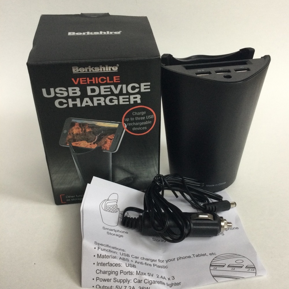 Vehicle USB Multi Device Charger